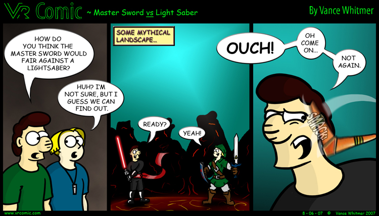 Master Sword vs Lightsaber